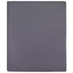 vidaXL Plachty Jersey antracitové 2 ks 160x200 cm bavlna – Obrázok 2