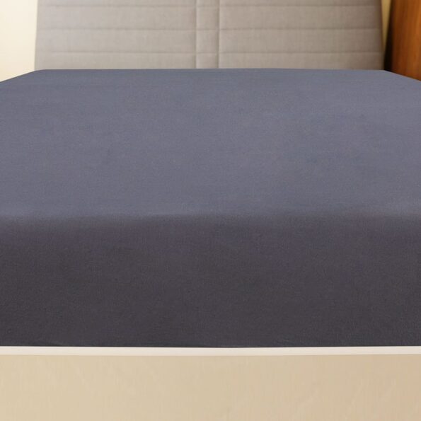 vidaXL Plachty Jersey antracitové 2 ks 160x200 cm bavlna – Obrázok 3