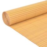 vidaXL Obojstranný záhradný plot 110x500 cm žltý – Obrázok 3