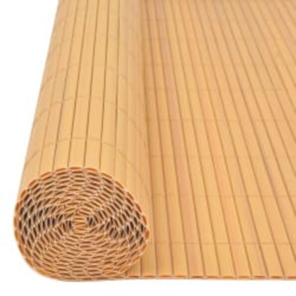 vidaXL Obojstranný záhradný plot 110x500 cm žltý – Obrázok 4