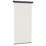 vidaXL Bočná markíza na balkón 117x250 cm krémová – Obrázok 2