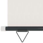 vidaXL Bočná markíza na balkón 117x250 cm krémová – Obrázok 9