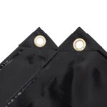 vidaXL Celta 650 g/m² 6x8 m čierna – Obrázok 3