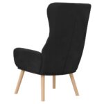 vidaXL Relaxačné kreslo čierne zamat – Obrázok 5