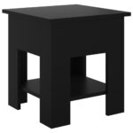 vidaXL Konferenčný stolík, čierny 40x40x42 cm, kompozitné drevo – Obrázok 2