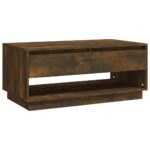 vidaXL Konferenčný stolík, tmavý dub 102,5x55x44 cm, kompozitné drevo – Obrázok 2