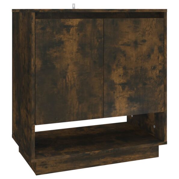 vidaXL Komoda, tmavý dub 70x41x75 cm, kompozitné drevo – Obrázok 2