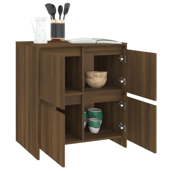 vidaXL Komoda hnedý dub 70x41x75 cm drevotrieska – Obrázok 3