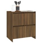 vidaXL Komoda hnedý dub 70x41x75 cm drevotrieska – Obrázok 4