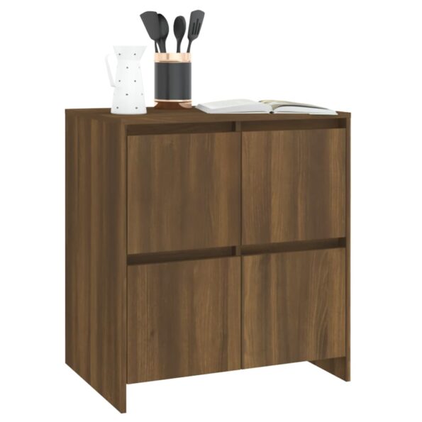 vidaXL Komoda hnedý dub 70x41x75 cm drevotrieska – Obrázok 4