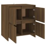 vidaXL Komoda hnedý dub 70x41x75 cm drevotrieska – Obrázok 9