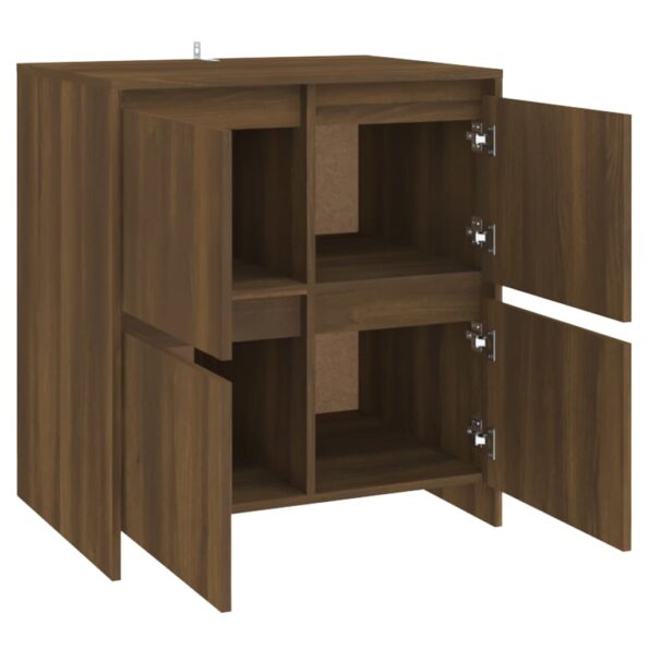 vidaXL Komoda hnedý dub 70x41x75 cm drevotrieska – Obrázok 9