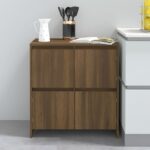 vidaXL Komoda hnedý dub 70x41x75 cm drevotrieska