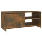 vidaXL Konferenčný stolík tmavý dub 102x50x45 cm spracované drevo – Obrázok 2