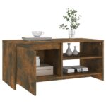 vidaXL Konferenčný stolík tmavý dub 102x50x45 cm spracované drevo – Obrázok 4