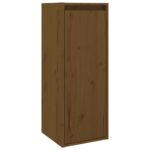 vidaXL Nástenné skrinky 2 ks medovo-hnedé 30x30x80 cm masívna borovica – Obrázok 5