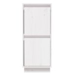 vidaXL Komody 2 ks, biele 31,5x34x75 cm, borovicový masív – Obrázok 5
