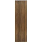 vidaXL Knižnica/rozdeľovač hnedý dub 80x30x103 cm spracované drevo – Obrázok 6