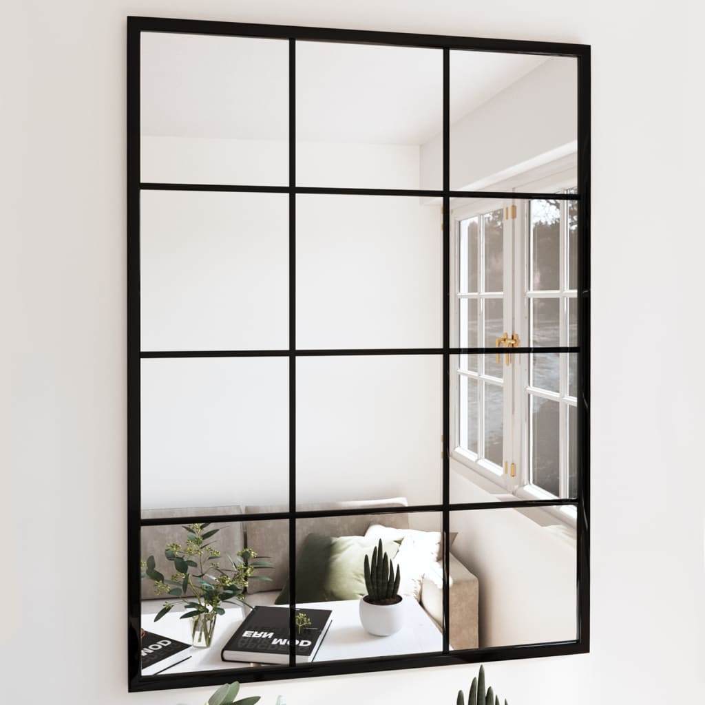 VXL8720286854440_m_en_hd_1.jpg vidaXL Nástenné zrkadlo, čierne 80x60 cm, kov – Obrázok 1