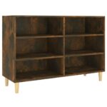vidaXL Komoda, tmavý dub 103,5x35x70 cm, kompozitné drevo – Obrázok 2