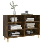 vidaXL Komoda, tmavý dub 103,5x35x70 cm, kompozitné drevo – Obrázok 3