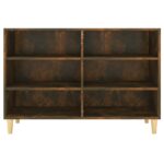 vidaXL Komoda, tmavý dub 103,5x35x70 cm, kompozitné drevo – Obrázok 4