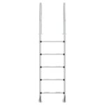vidaXL Bazénový rebrík 54x38x211 cm 304 nehrdzavejúca oceľ – Obrázok 3