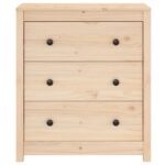vidaXL Komoda 70x35x80 cm borovicový masív – Obrázok 5