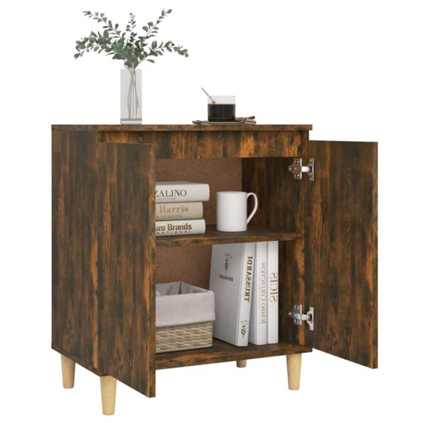 vidaXL Komoda tmavý dub 60x35x70 cm spracované drevo – Obrázok 6