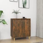 vidaXL Komoda tmavý dub 60x35x70 cm spracované drevo