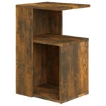 vidaXL Bočný stolík údený dub 36x30x56 cm spracované drevo – Obrázok 2