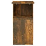 vidaXL Bočný stolík údený dub 36x30x56 cm spracované drevo – Obrázok 4