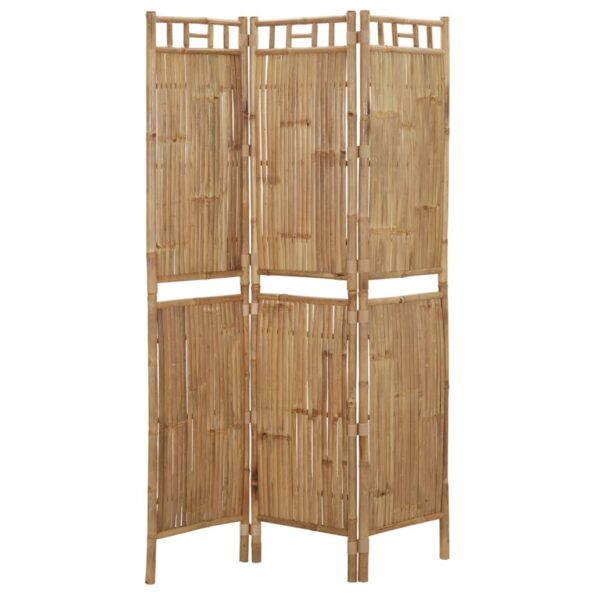 vidaXL Paraván s 3 panelmi bambusový 120x180 cm – Obrázok 3