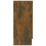 vidaXL Vitrína dymový dub 120x30,5x70 cm spracované drevo – Obrázok 4