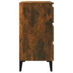 vidaXL Komoda dymový dub 60x35x69 cm spracované drevo – Obrázok 7