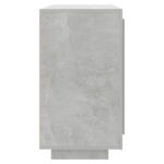 vidaXL Komoda betónová sivá 80x40x75 cm spracované drevo – Obrázok 4