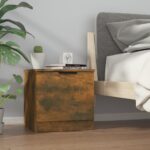 vidaXL Nočné stolíky 2 ks dymový dub 40x39x40 cm – Obrázok 3