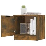 vidaXL Nočné stolíky 2 ks dymový dub 40x39x40 cm – Obrázok 5