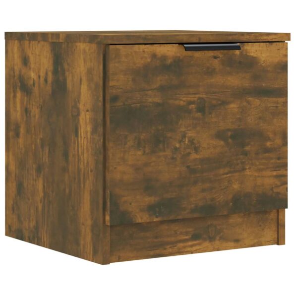 vidaXL Nočné stolíky 2 ks dymový dub 40x39x40 cm – Obrázok 6