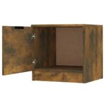 vidaXL Nočné stolíky 2 ks dymový dub 40x39x40 cm – Obrázok 9
