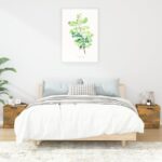 vidaXL Nočné stolíky 2 ks dymový dub 40x39x40 cm