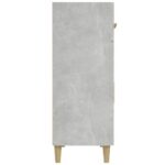 vidaXL Komoda betónovo sivá 69,5x34x89 cm spracované drevo – Obrázok 5