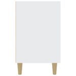 vidaXL Komoda, biela 100x36x60 cm, kompozitné drevo – Obrázok 4
