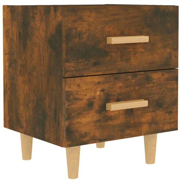 vidaXL Nočný stolík dymový dub 40x35x47,5 cm – Obrázok 2