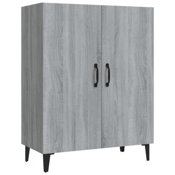 vidaXL Komoda sivý dub sonoma 70x34x90 cm spracované drevo – Obrázok 2