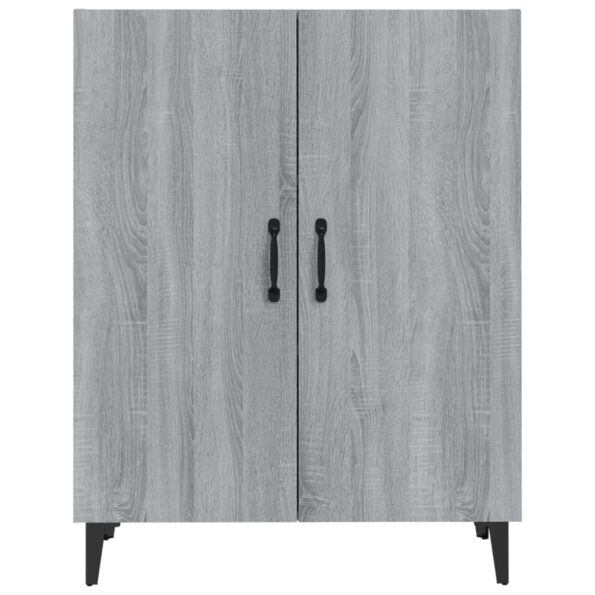 vidaXL Komoda sivý dub sonoma 70x34x90 cm spracované drevo – Obrázok 3