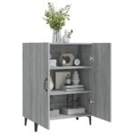 vidaXL Komoda sivý dub sonoma 70x34x90 cm spracované drevo – Obrázok 7
