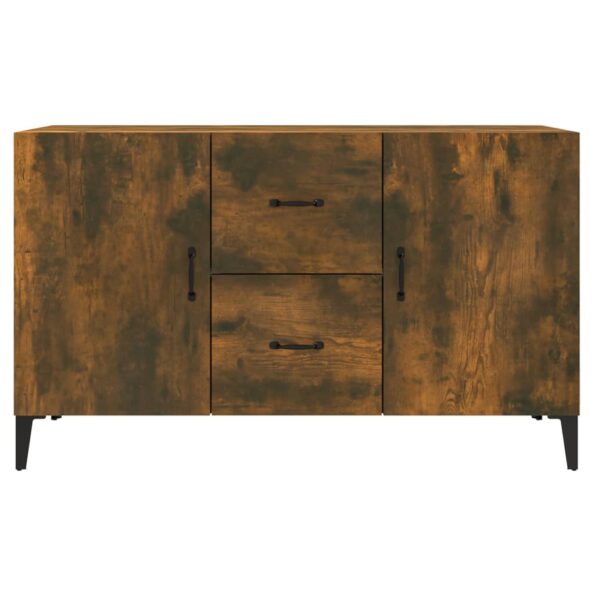 vidaXL Komoda, tmavý dub 100x36x60 cm, kompozitné drevo – Obrázok 5