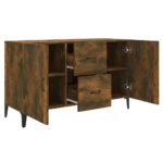 vidaXL Komoda, tmavý dub 100x36x60 cm, kompozitné drevo – Obrázok 7