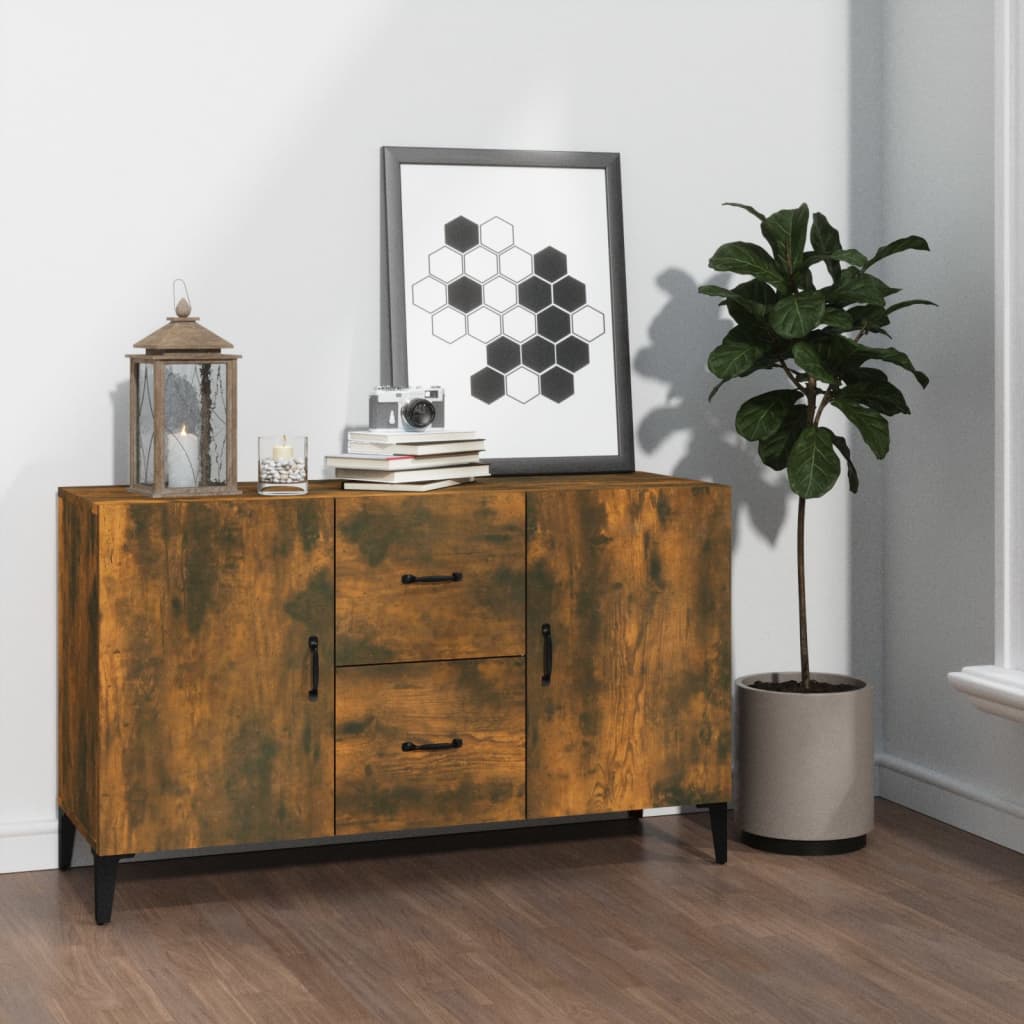 VXL8720286973769_m_en_hd_1.jpg vidaXL Komoda, tmavý dub 100x36x60 cm, kompozitné drevo – Obrázok 1